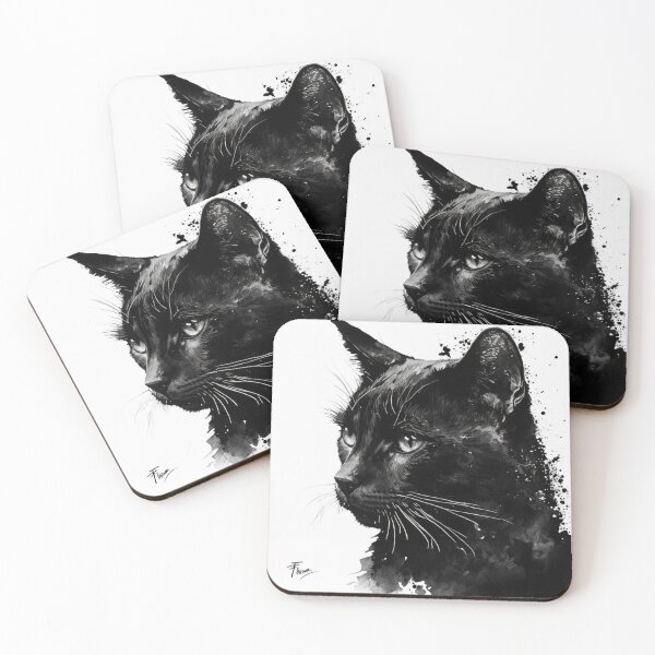 Item preview, Mysterious Black Cat designed and sold by JCatDesign.