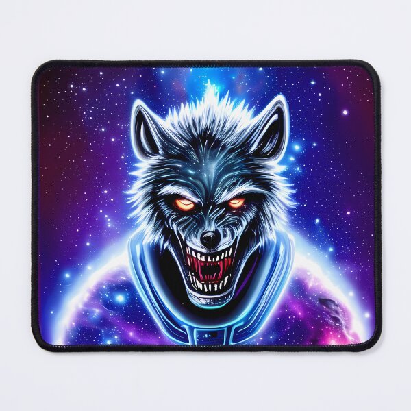 Item preview, Galaxy werewolf designed and sold by BigBrainArtwork.