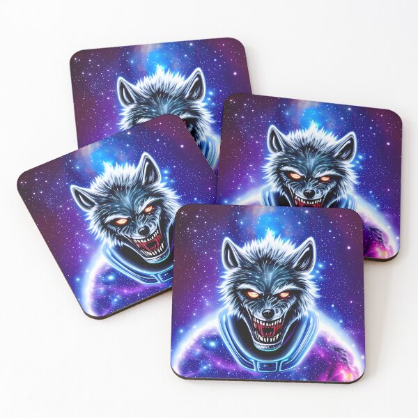 Item preview, Galaxy werewolf designed and sold by BigBrainArtwork.