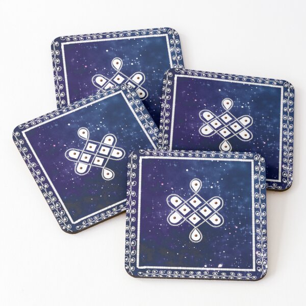 Item preview,  Dot kolam/muggu/sikku kolam - Space tile designed and sold by ShreecreatE.