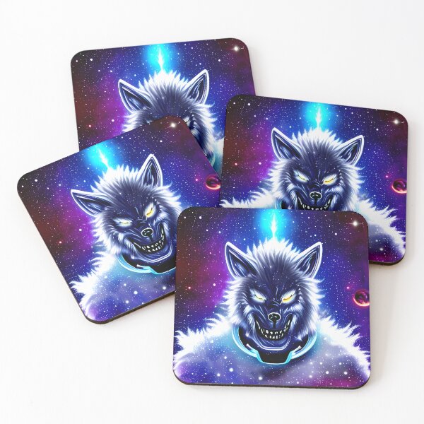 Item preview, Galaxy werewolf designed and sold by BigBrainArtwork.