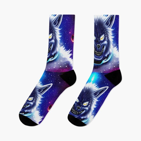 Item preview, Galaxy werewolf designed and sold by BigBrainArtwork.