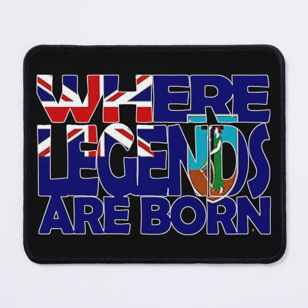Item preview, Montserrat Flag - Where Legends Are Born - Soca Mode designed and sold by Soca-Mode.