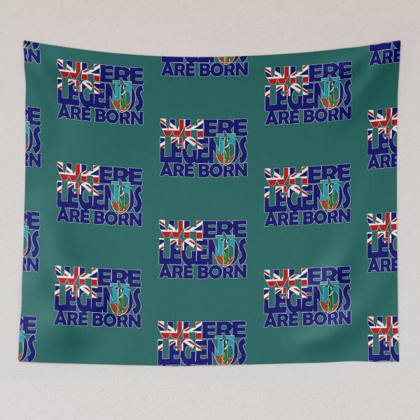 Item preview, Montserrat Flag - Where Legends Are Born - Soca Mode designed and sold by Soca-Mode.
