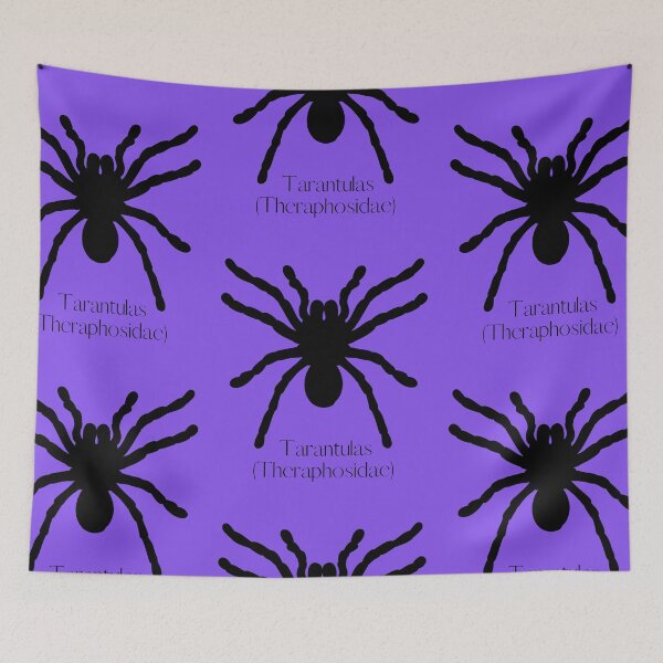 Item preview, Tarantulas (Theraphosidae) Scientific Family Black Silhouette Design designed and sold by EarthArtDesigns.