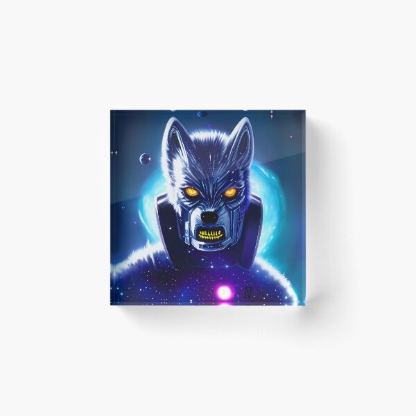 Item preview, Galaxy wolf designed and sold by BigBrainArtwork.