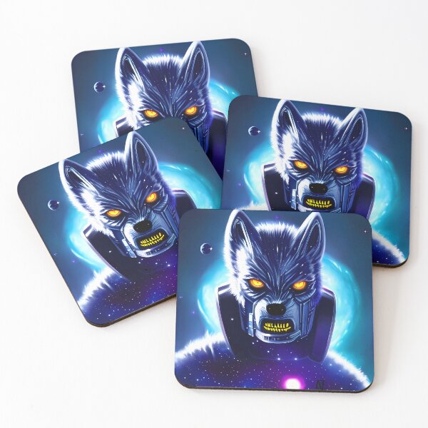 Item preview, Galaxy wolf designed and sold by BigBrainArtwork.
