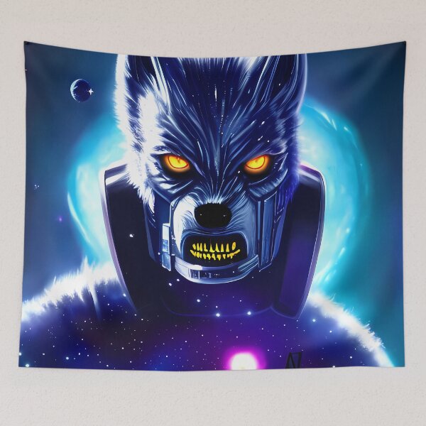 Item preview, Galaxy wolf designed and sold by BigBrainArtwork.