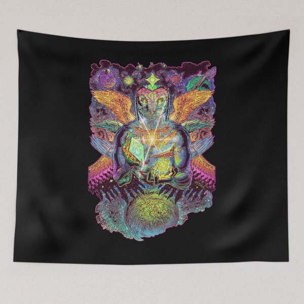 Item preview, Celestial Owl with The Device Restored in Color designed and sold by RHokeArt.