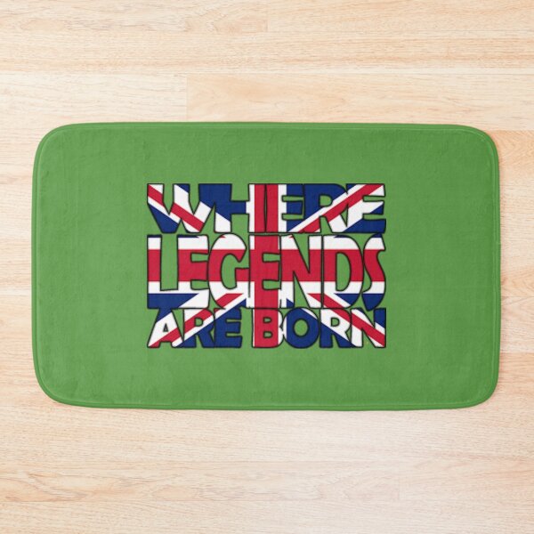 Item preview, United Kingdom Flag - Where Legends Are Born - Soca Mode designed and sold by Soca-Mode.