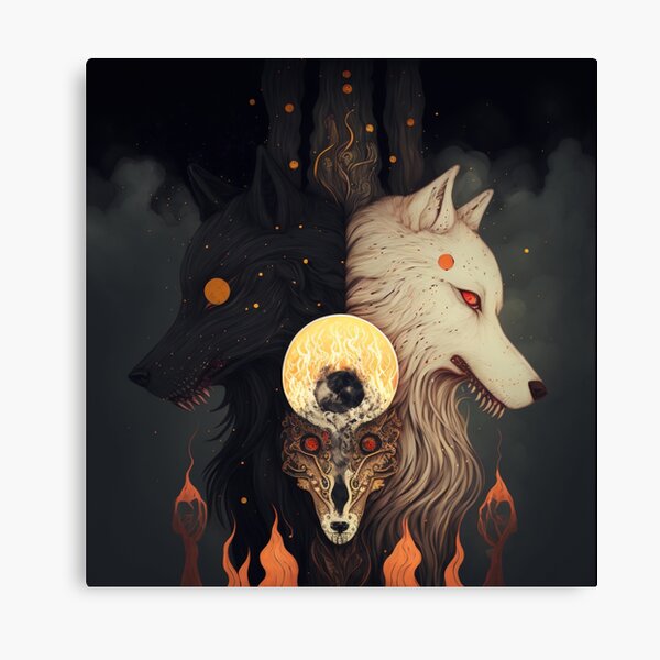 Lienzos: Hati Y Skoll | Redbubble