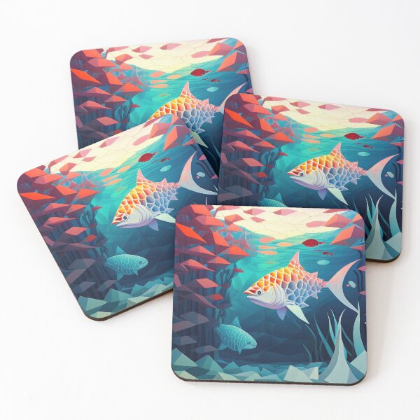 Item preview, Polygonal Ocean designed and sold by Colourpixels.