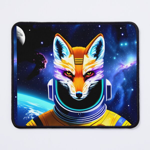 Item preview, Space fox designed and sold by BigBrainArtwork.