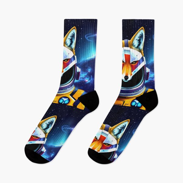 Item preview, Space fox designed and sold by BigBrainArtwork.