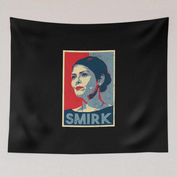 Item preview, Smirk Priti Patel [Worn Design] designed and sold by politicalamity.
