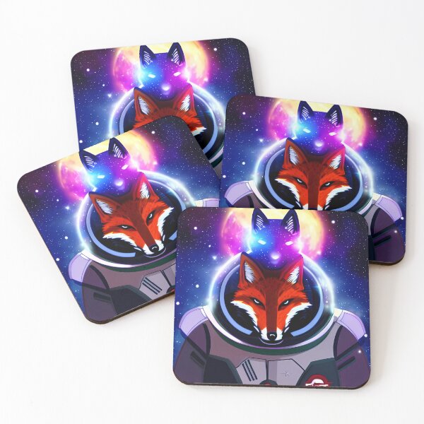 Item preview, Space foxes designed and sold by BigBrainArtwork.