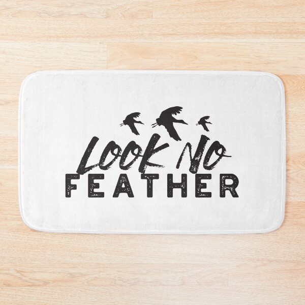 Item preview, Look No Feather , Bird Pun Ver Black designed and sold by FlinArt.