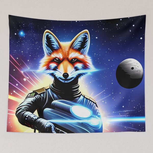 Item preview, Lone Survivor fox designed and sold by BigBrainArtwork.