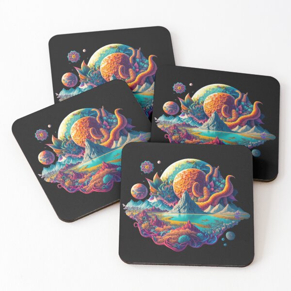 Item preview, Mountain in a Alien world  designed and sold by MindTankArt.