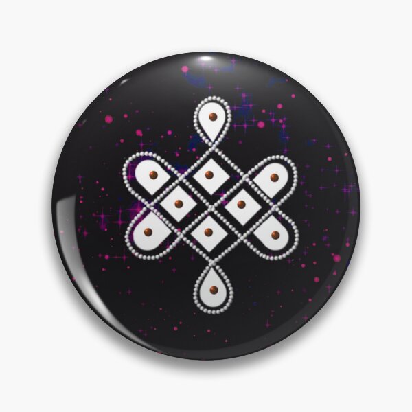 Item preview, Dot kolam/muggu/sikku kolam - Space tile designed and sold by ShreecreatE.