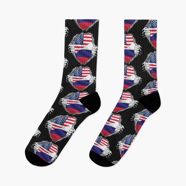 Item preview, Russian American Roots Flag designed and sold by RahallusNtx.