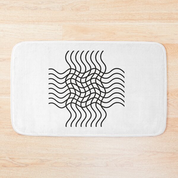 Item preview, GRID SQUIGGLE  ON WHITE  designed and sold by EllieMonroe.