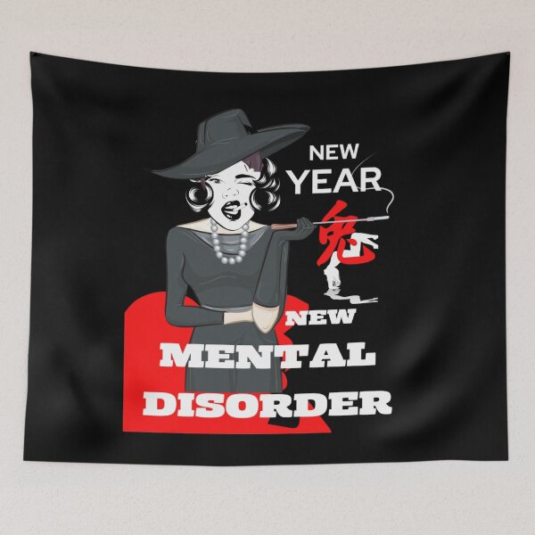 Item preview, New Year New Mental Disorder designed and sold by Flirt-Teez.