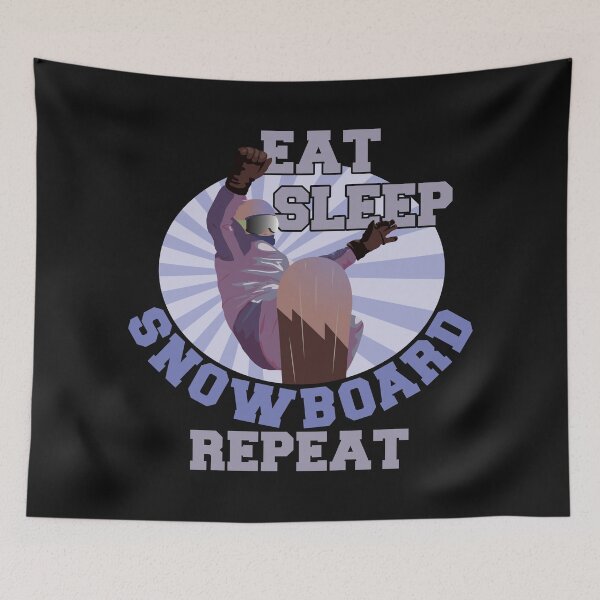 Item preview, Eat Sleep Snowboard Repeat | Snowboarding designed and sold by DrawingBoard.