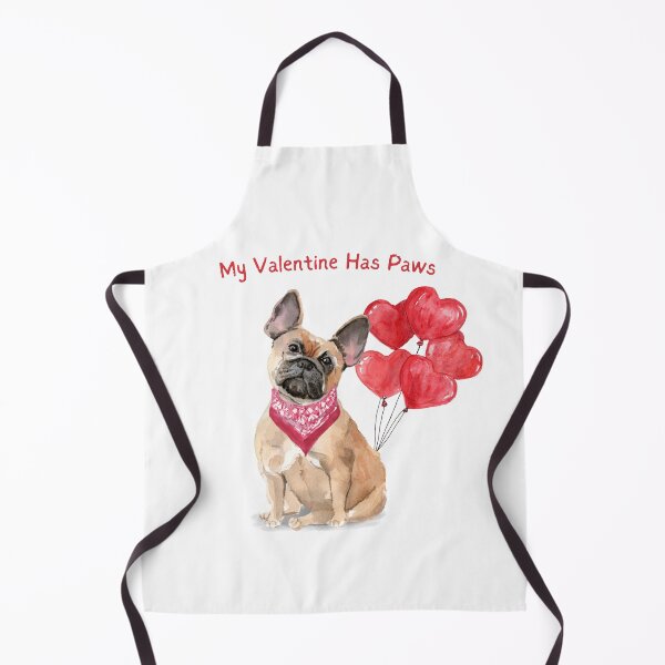 Item preview, My Valentine Has Paws - French Bulldog Valentine designed and sold by beastieboutique.