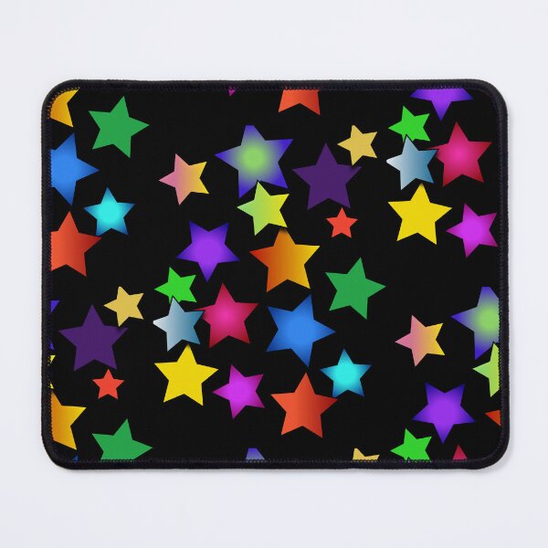 Item preview, A Cluster of Colourful Stars in Red, Pink, Purple, Blue, Green and Yellow designed and sold by Karen McFarland.