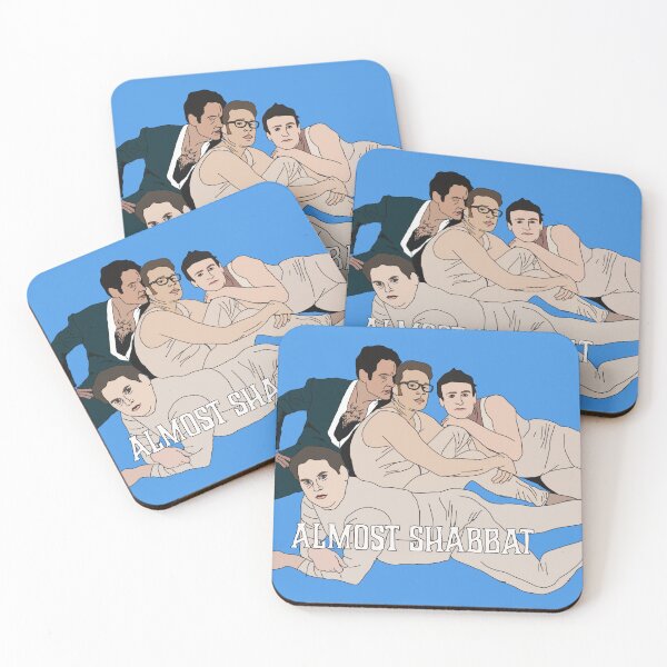 Item preview, Paul Rudd, Seth Rogen, Jason Segel, Jonah Hill -Almost Shabbat. designed and sold by marnilauren.