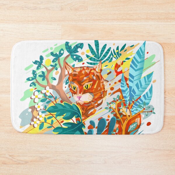 Item preview, Orange cat in hunt designed and sold by craftipixel.