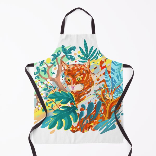 Item preview, Orange cat in hunt designed and sold by craftipixel.