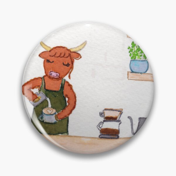 Item preview, Bovine Barista designed and sold by Sami Kelsh.
