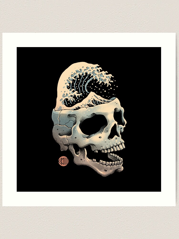 ESPY 氏作ARTWORK 特大②A  to  Z  skull Aryz - Skull - Artwork signed and numbered - Offset print