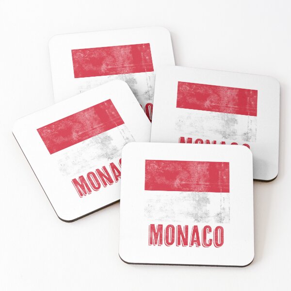 Item preview, Flag of Monaco "Grunge" look. designed and sold by KTSubz Faith & Fun Designs.
