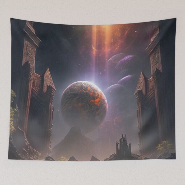 Item preview, Other worldly Landscape  designed and sold by MindTankArt.