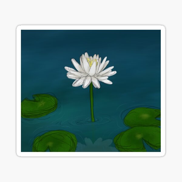 waterlily Sticker