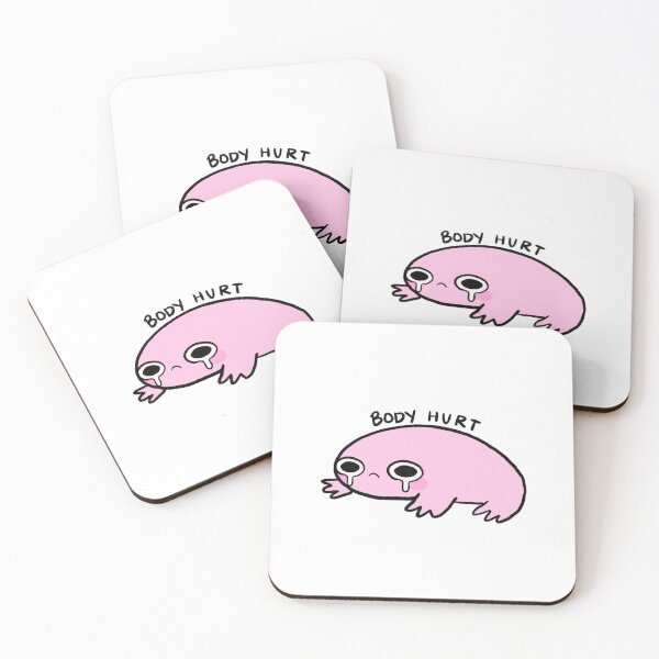 Item preview, Body Hurts | Crying Pink Frog designed and sold by iristocat.
