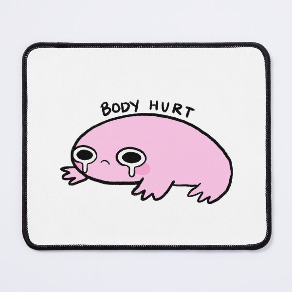 Item preview, Body Hurts | Crying Pink Frog designed and sold by iristocat.