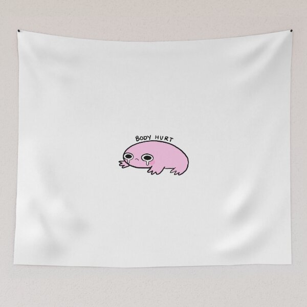 Item preview, Body Hurts | Crying Pink Frog designed and sold by iristocat.
