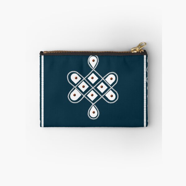 Item preview, Dot kolam/muggu/sikku kolam -Blue tile designed and sold by ShreecreatE.