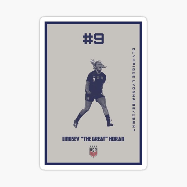 Lindsey Horan Red USWNT Jersey Poster for Sale by mappsart