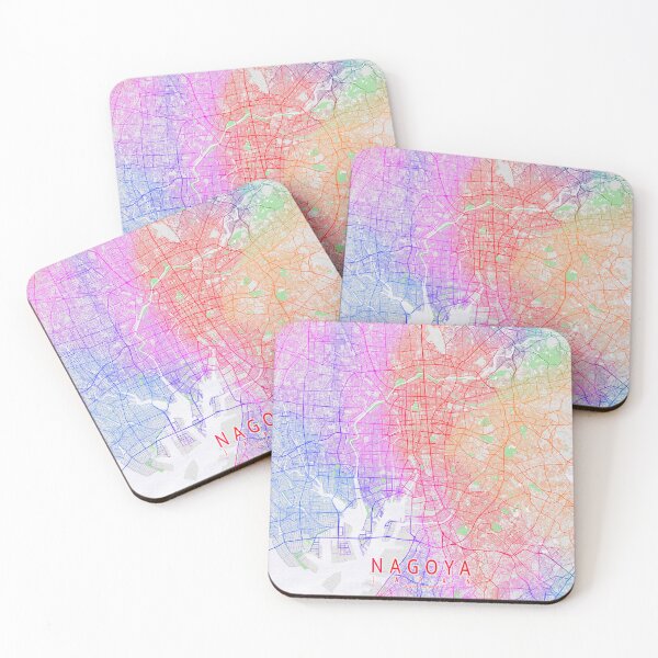 Item preview, Nagoya City Map of Japan - Colorful designed and sold by deMAP.