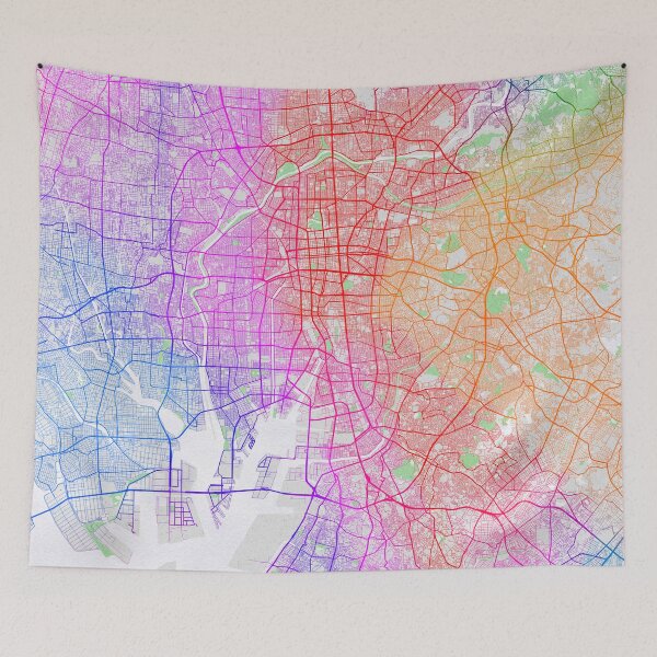 Item preview, Nagoya City Map of Japan - Colorful designed and sold by deMAP.