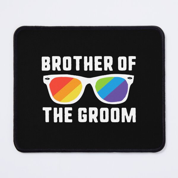 Item preview, Brother of the Groom LGBT Pride Rainbow Flag Sunglasses Gay designed and sold by QueenOfPrint.