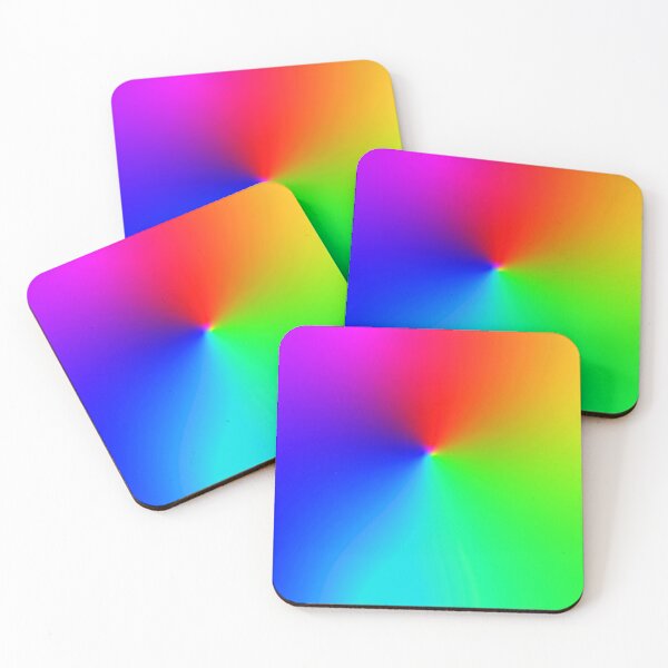 Item preview,  Radial rainbow gradient in a widescreen rectangle. Abstract colored wallpaper for a bright design designed and sold by Chitrogiri.