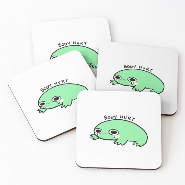 Item preview, Body Hurts | Crying Green Frog designed and sold by iristocat.