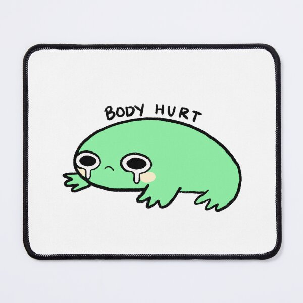 Item preview, Body Hurts | Crying Green Frog designed and sold by iristocat.