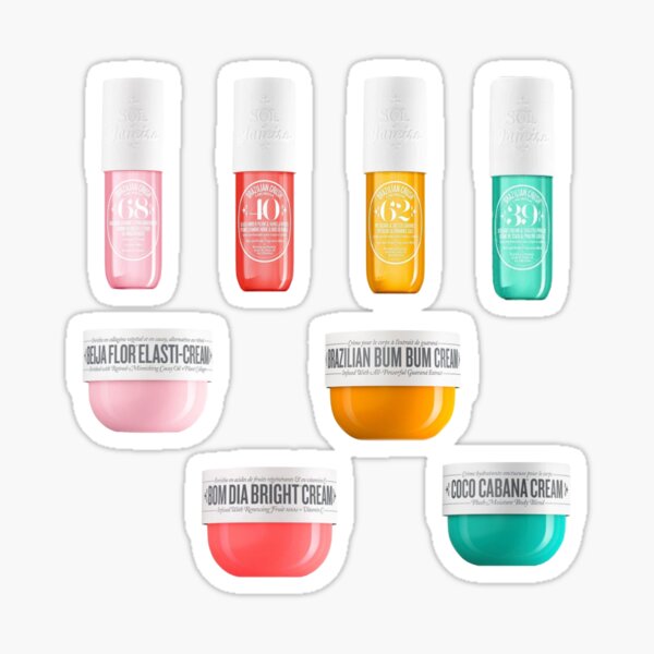  sol De Janeiro Perfume And Bum Bum Cream Set Sticker For Sale By 